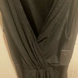 Guess Black Sequin Dress Size Xl